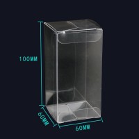 Wholesale Stock Small Folding Clear PVC PET Plastic Packing Acetate Box