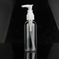 Travel 100ML PET plastic bottle with pump cap Cosmetic Packaging empty bottle