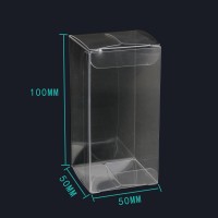 Wholesale Stock Small Folding Clear PVC PET Plastic Packaging Acetate Box