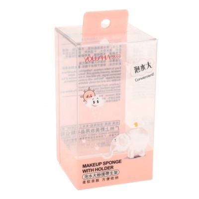 Wholesale Clear Plastic Folding Box Custom Logo Transparent Plastic Packaging Milk Bottle Packaging Box