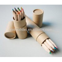 custom label raw paper cardboard pencil packaging cylinder boxes