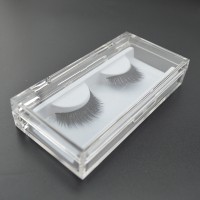 2020 Hot-selling Acrylic Empty Lashes Box Packaging For Faux 3D Mink Eyelash Case